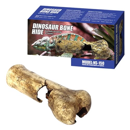 BINGGA Harze Reptilien verstecken Leoparden Verstecke Bartagamen-Unterschlupf Schildkröten für Schlange und Terrarien Dekoration BINGGA Harze Reptilien verstecken Leoparden Verstecke Bartagamen-Unterschlupf Schildkröten für Schlange und Terrarien Dekoration von BINGGA