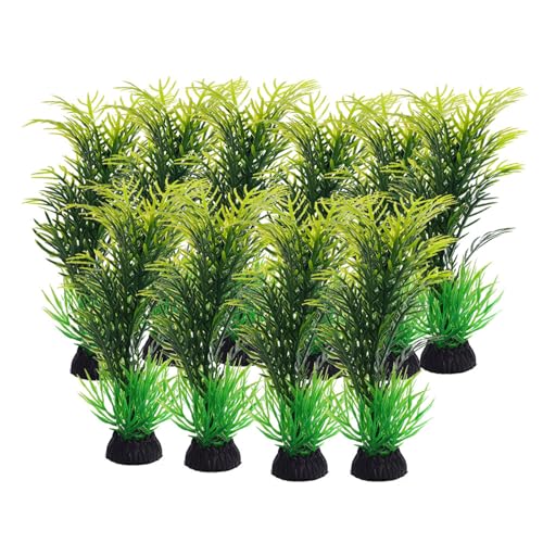 BINGGA Künstliche Pflanze für Aquarien, Terrarien, Garnelen, Gras, Blumenornamente von BINGGA