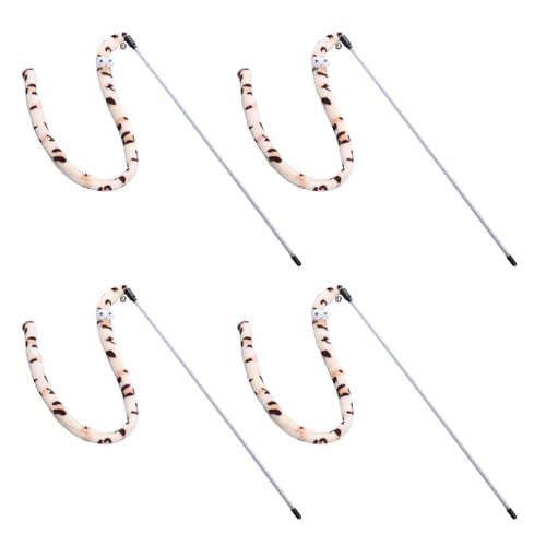BINGGA Plüsch-Raupen, Katzenspielzeug, Spielzeug für Katzen, Stäbchen-Spielzeug, Interaktion, Katzen, Teasing Stick Langeweile, Katzen, 4 Stück BINGGA Plüsch-Raupen, Katzenspielzeug, Spielzeug für Katzen, Stäbchen-Spielzeug, Interaktion, Katzen, Teasing Stick Langeweile, Katzen, 4 Stück von BINGGA