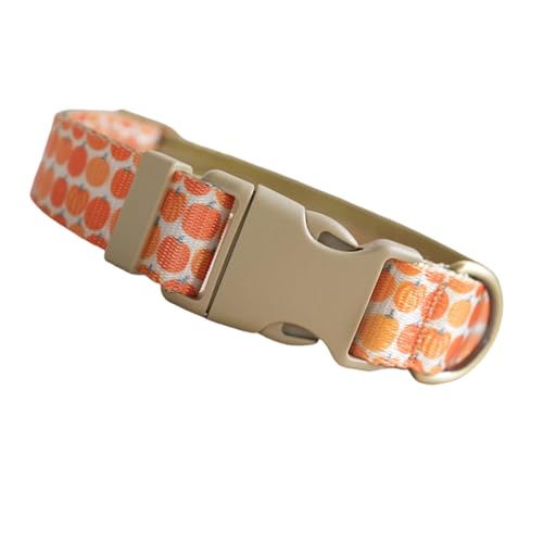 Hundehalsband mit weichem Kürbismuster, verstellbar, für Festival, Urlaub, Party, Requisiten, Katzen, Hals, Party, Haustierschmuck von BINGGA