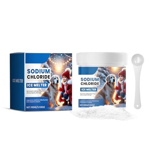Schneeschmelzmittel für Haustiere, 100 g, Reiseflasche, Eis- und Schneeschmelzgerät, schnell wirkend, sicher und effizient von BINGGA