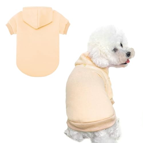 BINGPET Hunde-Kapuzenpullover – mit Fleece gefüttertes Herbst-Sweatshirt für Hunde, Welpen, weich, warm, Winter-Kapuzenbekleidung für kleine, mittelgroße und große Hunde und Katzen BINGPET Hunde-Kapuzenpullover – mit Fleece gefüttertes Herbst-Sweatshirt für Hunde, Welpen, weich, warm, Winter-Kapuzenbekleidung für kleine, mittelgroße und große Hunde und Katzen von BINGPET