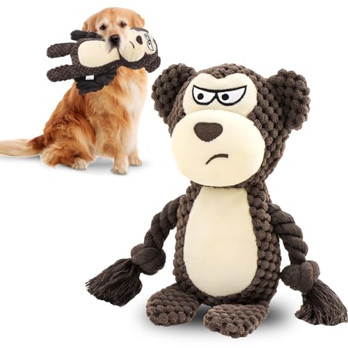 Hundespielzeug Große Hunde Kuscheltier Hund Kauspielzeug für Hunde Robust Plüschtier Welpenspielzeug Welpen Spielsachen Interaktives Hundespielzeug Plüsch mit Quietscher für Kleine Groß Hund (Stil 3) Hundespielzeug Große Hunde Kuscheltier Hund Kauspielzeug für Hunde Robust Plüschtier Welpenspielzeug Welpen Spielsachen Interaktives Hundespielzeug Plüsch mit Quietscher für Kleine Groß Hund (Stil 3) von BINYI