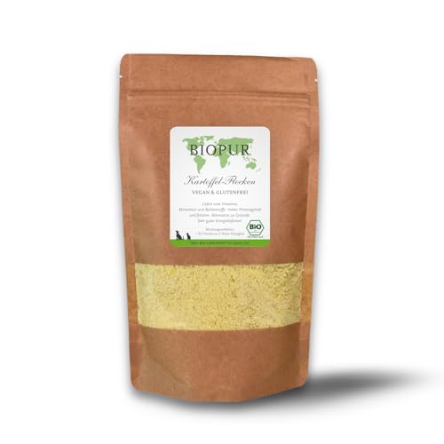 Bio Kartoffel-Flocken 450g für Hunde und Katzen von BIOPUR Tiernahrung