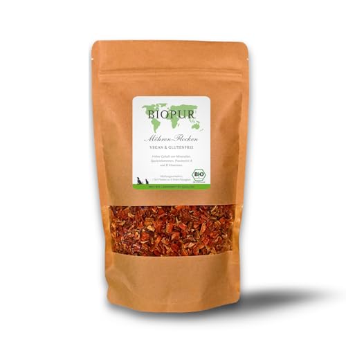 Bio Möhren-Flocken 450g für Hunde und Katzen von BIOPUR Tiernahrung