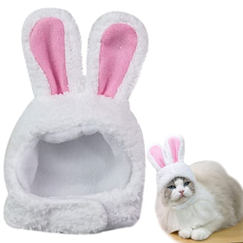 BIOSA Ostern Haustier Kaninchen Ohren Hut, Niedlich Kaninchen Ohr Hut Zubehör Kopfbedeckung for Katzen kleine Hunde von BIOSA