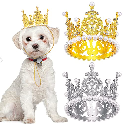 BIPY 2 x große Hunde-Krone, Geburtstagsparty-Kostüme von BIPY