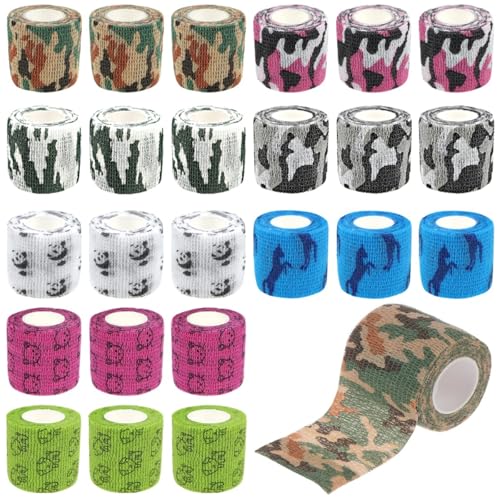 BIPY 24 x Rolle Tierarztbandagen für Hunde und Pferde, verschiedene Farben, 5 cm x 4,5 m, kohäsives medizinisches Klebeband, haftend, Vliesstoff, für Hunde, Katzen, Haustiere, Tiere BIPY 24 x Rolle Tierarztbandagen für Hunde und Pferde, verschiedene Farben, 5 cm x 4,5 m, kohäsives medizinisches Klebeband, haftend, Vliesstoff, für Hunde, Katzen, Haustiere, Tiere von BIPY