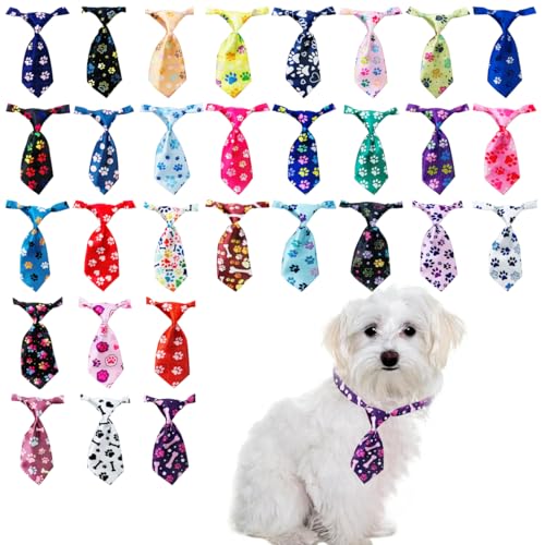 BIPY 30 Stück Hundekrawatten Halsband Fliege verstellbar Haustier Pfote bedruckte Halsbänder für kleine, mittelgroße und große Katzen Party Festival Geburtstagsgeschenk Hochzeit Hundepflege Zubehör BIPY 30 Stück Hundekrawatten Halsband Fliege verstellbar Haustier Pfote bedruckte Halsbänder für kleine, mittelgroße und große Katzen Party Festival Geburtstagsgeschenk Hochzeit Hundepflege Zubehör von BIPY