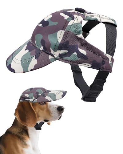 BIPY Hunde-Sonnenhut, Baseballkappe mit Ohrloch, Welpen-Sonnenblende, Kappe mit verstellbarem Nackenband, für Hunde, Outdoor-Sport, Spaziergänge, Reisen, Sonnenschutz für Hunde, Grün und M BIPY Hunde-Sonnenhut, Baseballkappe mit Ohrloch, Welpen-Sonnenblende, Kappe mit verstellbarem Nackenband, für Hunde, Outdoor-Sport, Spaziergänge, Reisen, Sonnenschutz für Hunde, Grün und M von BIPY
