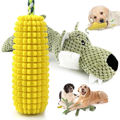 BITEFU 2 Stücksatz Hundespielzeug Set,Maiskolben Hundespielzeug unzerstörbar,für große Hunde,Aggressive Kauer,Plüsch-Kauspielzeug Der,Quietschend großer böser Wolf für kleine und mittlere Hunde BITEFU 2 Stücksatz Hundespielzeug Set,Maiskolben Hundespielzeug unzerstörbar,für große Hunde,Aggressive Kauer,Plüsch-Kauspielzeug Der,Quietschend großer böser Wolf für kleine und mittlere Hunde von BITEFU