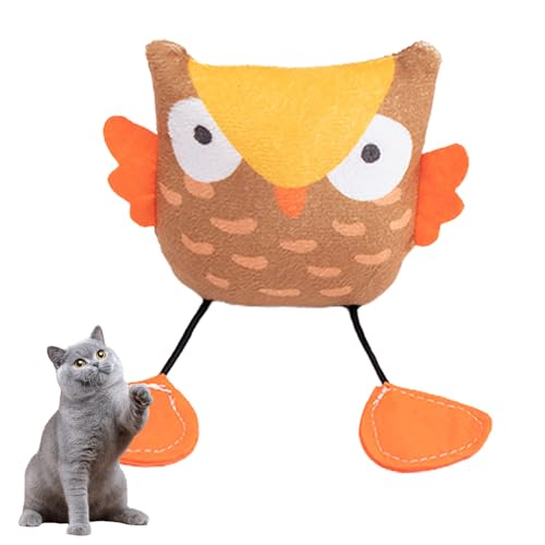 BITTU Kauspielzeug für zahnende Katzen, Katzenspielzeug in Cartoon-Form zum Selbstspielen, Kätzchen-Kauspielzeug für Katzenliebhaber, Katzenzubehör, Katzenspielzeug für Kätzchenübungen von BITTU