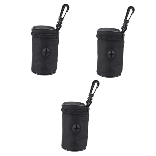 BIUDECO 3-teiliger Hundekotbeutelhalter Praktische Kotbeuteltragetasche Für Outdoor-aktivitäten Und Leine von BIUDECO
