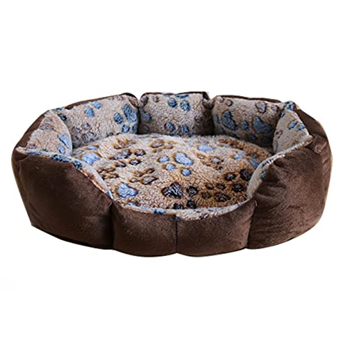 Haustier Hundebett Matten Weicher Plüsch Warmes Sofa Zwinger Schlafkorb für kleine Hunde Katzenkissen Welpennest Zwinger Katzenbett Heimtierbedarf-Fußabdruck,37x32cm,China Haustier Hundebett Matten Weicher Plüsch Warmes Sofa Zwinger Schlafkorb für kleine Hunde Katzenkissen Welpennest Zwinger Katzenbett Heimtierbedarf-Fußabdruck,37x32cm,China von BJBLGMR