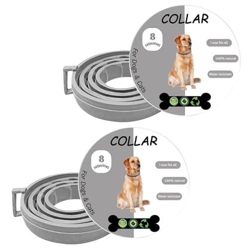 BKEPDY Zeckenhalsband für Hunde 2 Stück Zecken Halsband für Katze Flohhalsband Verstellbar Zecken Halsband für Hunde und Katze 100% Natürlichen Inhaltsstoffen BKEPDY Zeckenhalsband für Hunde 2 Stück Zecken Halsband für Katze Flohhalsband Verstellbar Zecken Halsband für Hunde und Katze 100% Natürlichen Inhaltsstoffen von BKEPDY
