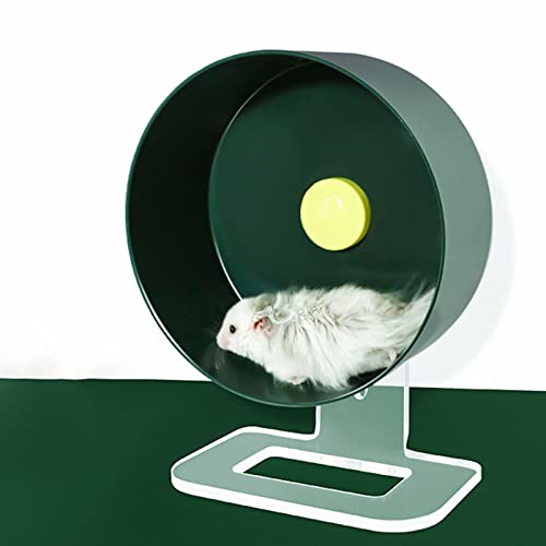 Silent Hamster Exercise Wheels - Hamster Wheel Silent Wheel Hamster Small Animal Exercise Wheel with Adjustable Stand, for Hamster Gerbils Mice Small Animals Cage Accessories von BKMSDK
