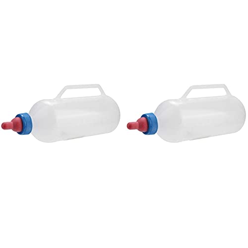 BLASHRD 2X 1L Lamm Stillflasche FüTterung Ziegenmilchflasche mit Kunststoff Langlebig von BLASHRD
