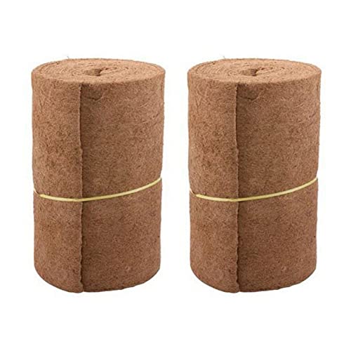 BLASHRD 2X Liner Bulk Roll 0.5Mx1M Blumen Topf Mat Kokos für Wand Behänge Körbe Garten Bedarf von BLASHRD