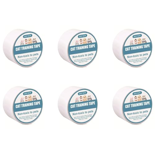 BLASHRD 6Stück 3Mx6.35Cm MöBelschutz Cat Scratch Protector Anti-Scratch-Klebebandrolle Cat Scratch Prevention Klarer Aufkleber BLASHRD 6Stück 3Mx6.35Cm MöBelschutz Cat Scratch Protector Anti-Scratch-Klebebandrolle Cat Scratch Prevention Klarer Aufkleber von BLASHRD