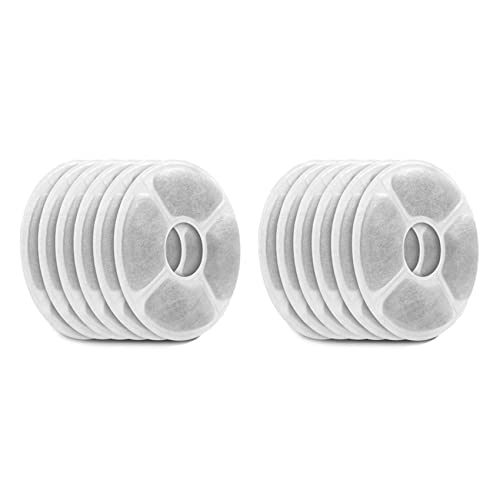 BLASHRD Kohlenstoff Filter für Trink Brunnen - 12Er-Pack Filter mit Konzentrierter Kohletechnologie von BLASHRD