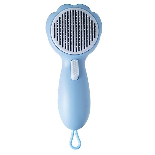 BLASHRD Selbstreinigende Zupfbürste für Haustiere, Geeignet für Streicheleinheiten, Badebürste für Hunde zum Fellwechsel und Fellpflege, Blau BLASHRD Selbstreinigende Zupfbürste für Haustiere, Geeignet für Streicheleinheiten, Badebürste für Hunde zum Fellwechsel und Fellpflege, Blau von BLASHRD