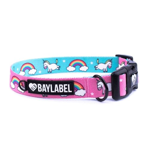 Baylabel Hundehalsband - für Kleine Mittlere und Große Hunde - Originelles Design - Robuste - Einstellbar - Dog Collar (Breite: 15 mm, S) von BLB