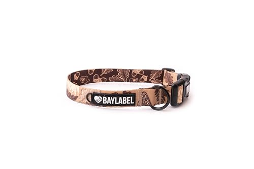 Baylabel Hundehalsband - für Kleine Mittlere und Große Hunde - Originelles Design - Robuste - Einstellbar - Dog Collar (L, BREITE: 25 MM) von BLB