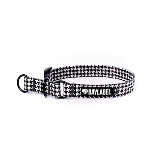 Baylabel Hundehalsband - für Mittlere Hunde - Halbklemmend -Originelles Design - Robuste - Einstellbar - Dog Collar (L, Breite: 25 mm) von BLB
