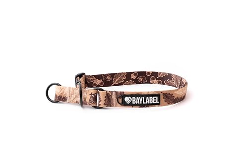 Baylabel Hundehalsband - für Mittlere Hunde - Halbklemmend -Originelles Design - Robuste - Einstellbar - Dog Collar (S, BREITE: 25MM) von BLB