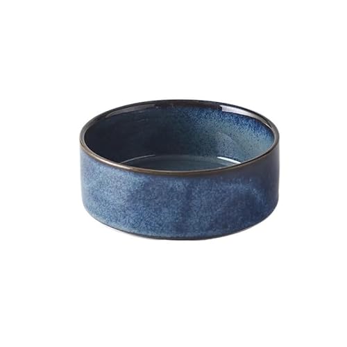 BLBTEDUAMDE Katzennapf, Keramik, Tierfutter, Wasserspender, Schutz for kleine und mittelgroße Hunde, Schutz der Wirbelsäule, Überschlag (Color : Deep Orchid, Size : 15.5cm 850ML) von BLBTEDUAMDE