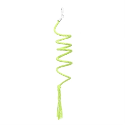 BLBTEDUAMDE Vogelspielzeug for Käfigvögel: Futtersuchspielzeug for Sittiche, Vogelspielzeug, Nymphensittichspielzeug, Futtersuchspielzeug for Vögel(Green 1.5M) von BLBTEDUAMDE