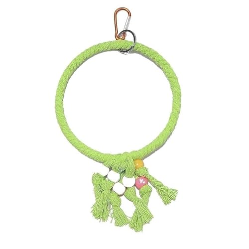 BLBTEDUAMDE Vogelspielzeug for Käfigvögel: Futtersuchspielzeug for Sittiche, Vogelspielzeug, Nymphensittichspielzeug, Futtersuchspielzeug for Vögel(S Round Green) von BLBTEDUAMDE