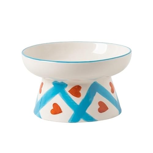 Erhöhter Keramiknapf for Katzen, Tierfutter, Wasser, Snackschalen, kleine Hunde, Futterspender for Trinken und Fressen (Color : Bowl 1) von BLBTEDUAMDE