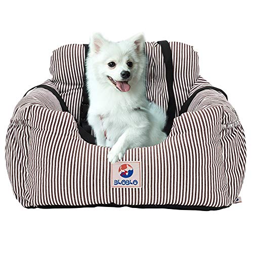 BLOBLO Sitzerhöhung für Hunde,für Kleine bis Mittelgroße Hunde mit Einem Gewicht unter 16kg,mit Seitentasche und Hundeleine, Abnehmbarer und Waschbarer Haustier Sitzbezug,Hunde Auto Reisebett (Kaffee) BLOBLO Sitzerhöhung für Hunde,für Kleine bis Mittelgroße Hunde mit Einem Gewicht unter 16kg,mit Seitentasche und Hundeleine, Abnehmbarer und Waschbarer Haustier Sitzbezug,Hunde Auto Reisebett (Kaffee) von BLOBLO