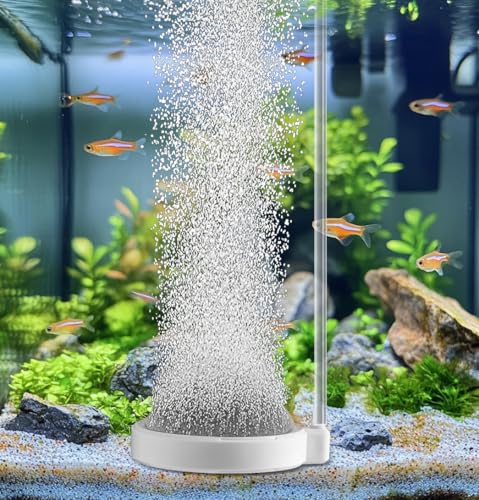 BLOTFISH Aquarium Luftstein, sprudelstein für Aquarium, Nano-Luftblasen-Steinbelüfter, Zubehör für Aquarien (10 cm, für 80–150 cm Aquarien) von BLOTFISH