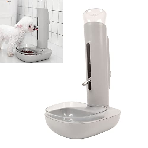 BLSYHDH Automatischer Trinkfutterspender für Haustiere, 680 Ml, Stehender Wasserspender für Haustiere, Abnehmbarer Stehnapf für Katzen und Hunde, Automatische Futterwasserhöhe, Verstellbare Trinkflasc von BLSYHDH