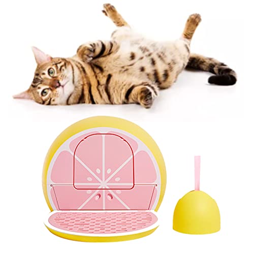 BLSYHDH Geschlossene Katzentoilette, Grapefruitförmige Schubladen-Katzentoilette mit Streusiebschaufel, Spritzwassergeschütztes Katzentöpfchen, Großer Platz an der Vordertür, Training(Grapefruit) BLSYHDH Geschlossene Katzentoilette, Grapefruitförmige Schubladen-Katzentoilette mit Streusiebschaufel, Spritzwassergeschütztes Katzentöpfchen, Großer Platz an der Vordertür, Training(Grapefruit) von BLSYHDH