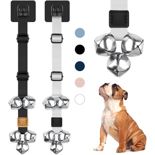 BLUETREE 2 x Hunde-Türklingeln in Premium-Qualität, für Training, Töpfchen, tolle Hundeglocken, verstellbare Türklingel am Türknauf oder überall in der Nähe der Tür, Länge und Höhe verstellbar BLUETREE 2 x Hunde-Türklingeln in Premium-Qualität, für Training, Töpfchen, tolle Hundeglocken, verstellbare Türklingel am Türknauf oder überall in der Nähe der Tür, Länge und Höhe verstellbar von BLUETREE