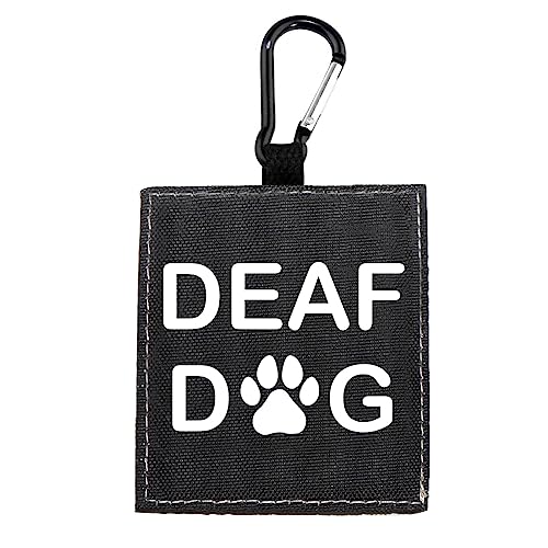 Hundeleine, für gehörlose Hunde, Hundeleine, Wickelwarnung, zum Aufhängen, ID-Patch-Tag, Haustier-Geburtstagsgeschenk (Deaf Dog-Tag) von BLUPARK