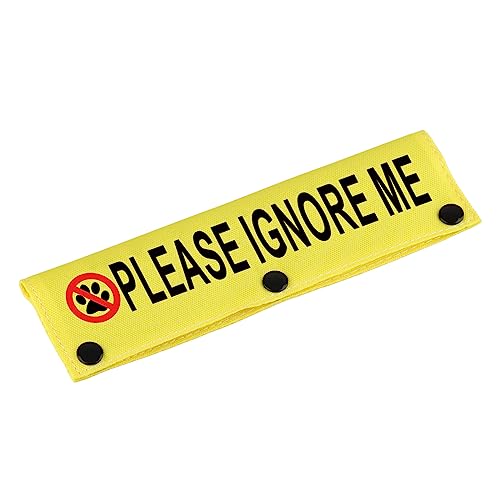 Lustige Hundeleine, Hülle, mit Aufschrift "Please Ignore Me", für Haustiere, Geburtstagsgeschenk (Please Ignore Me-YE Sleeve) von BLUPARK