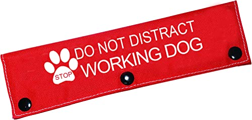 Lustige Hundeleine, Hülle mit Aufschrift "Do Not Distract", Arbeits-Hundeleine, zum Aufhängen, Anhänger, Haustier-Geburtstagsgeschenk (störende Arbeitshülle) von BLUPARK