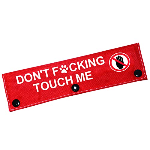 Lustige Hundeleine, mit Aufschrift "Have Don't Touch Me" (Don't Touch Me-Sleeve) von BLUPARK