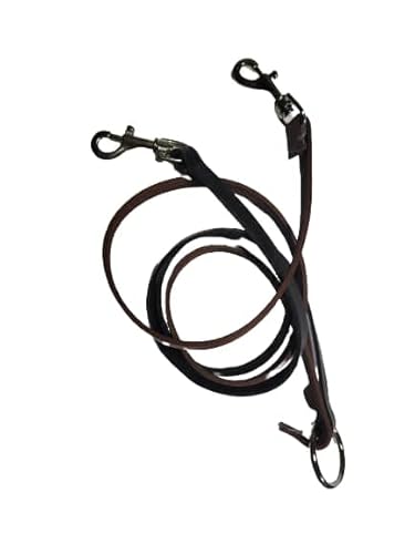 Doppelter Anschluss für Hundeführung, 2 x 50 cm, Leder, 1 cm, für 2 kleine Hunde, maximale Größe 12 kg, Typ französischer Bulldog, 1 Schlüsselanhänger, Doppelter Anschluss für Hundeführung, 2 x 50 cm, Leder, 1 cm, für 2 kleine Hunde, maximale Größe 12 kg, Typ französischer Bulldog, 1 Schlüsselanhänger, von BLUSUPERSHOP