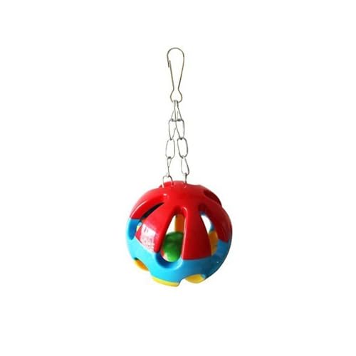 BMOZRM Vogelspielzeug, Wellensittich Spielzeug, Kleiner Vogel, Tintenfischknochen, Kalzium-Schaukelring, Nymphensittich Spielzeug Zubehör, Utensilien(Color:A,Size:S) von BMOZRM