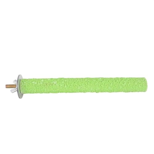 BMOZRM Vogelspielzeug, Wellensittich Spielzeug Kletterleiter, Schaukelleiter, Gefrostete Standstange, Stehstock, Klettern Und Knabbern Von Nymphensittich Spielzeug(Color:Grinding Claw Stick,Size:S) von BMOZRM