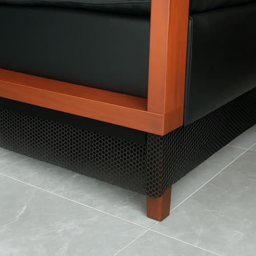 New Concept Blocker unter der Couch, 360" x 3", kein Klettverschluss, kein Durchhängen, kein Kleben am Boden – einzigartige Schutznetzrolle unter der Couch (30 Fuß, 3 Zoll), SCHWARZ von BMTick