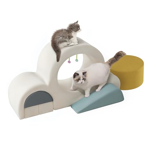 BNCKTRD Großer Katzenbaum für Indoor-Katzen, Katzenturm für den Innenbereich, verstellbare Katzenhöhle, niedlicher Katzenbaum, Katzenspielturm, Katzenaktivitätszentrum BNCKTRD Großer Katzenbaum für Indoor-Katzen, Katzenturm für den Innenbereich, verstellbare Katzenhöhle, niedlicher Katzenbaum, Katzenspielturm, Katzenaktivitätszentrum von BNCKTRD
