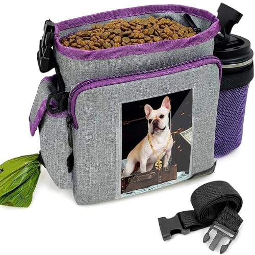 BNGGOGO Leckerli-Tasche für Hunde zum Training, Hände frei Große Hundefuttertasche mit mehreren Taschen, Integrierter Kotbeutelspender und Fototasche, Wandern, Outdoor-Reisen BNGGOGO Leckerli-Tasche für Hunde zum Training, Hände frei Große Hundefuttertasche mit mehreren Taschen, Integrierter Kotbeutelspender und Fototasche, Wandern, Outdoor-Reisen von BNGGOGO