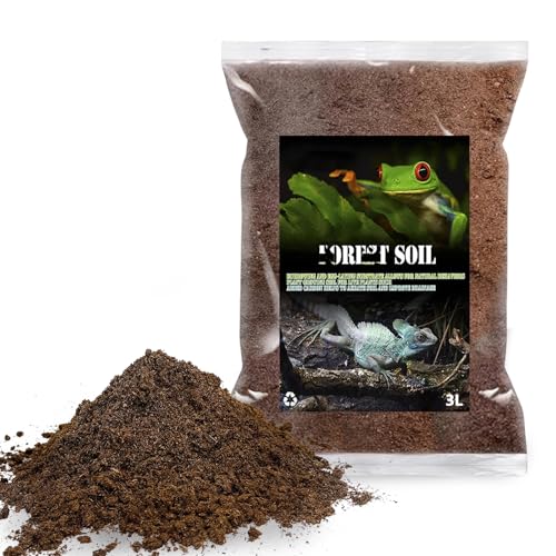 BNOSDM Bodensubstrat für Reptilien, natürliches Terrarium, Schlangeneinstreu, flauschiges Reptilien-Tanksubstrat für Schildkröten, Einsiedler, Krabben, Vogelspinnen, Eidechsen von BNOSDM