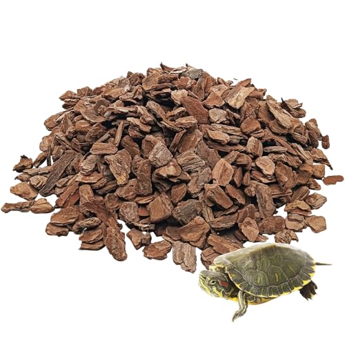 BNOSDM Korkrindensubstrat für Reptilien, 482 g, Schildkröten-Einstreu für Lebensraum, natürliches flaches Korkholz, Bulk-Terrarium, wiederverwendbare Rindenstücke für Eidechse, Gecko, Spinne von BNOSDM
